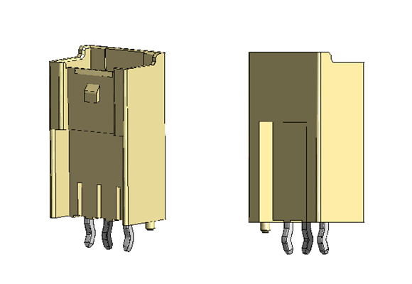 Product image of PI06A1-()NA-04 | Outer Lock Type 2.50mm Pitch DIP-PCB connector PI06 Series | Board to Cable Connectors