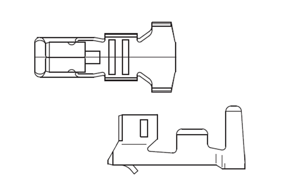 Product image of 706404-2M | Friction Lock Type 2.50mm Pitch DIP-PCB connector PI25 Series | Board to Cable Connectors