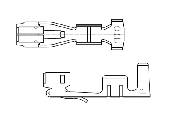 Product image of 706*22-2MK | Staggered Array 2.50mm Pitch DIP-PCB connector PI35 Series | Board to Cable Connectors