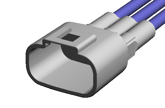 Product image of CL07D0()M | CL07D/E Series | 5.80mm Pitch Waterproof Connector | Waterproof Connectors
