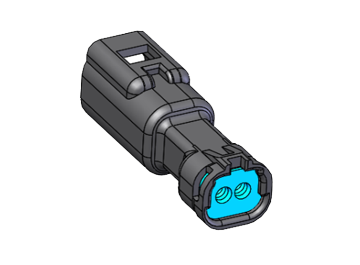 Product image of CA01A5-()()B0-0＊ | CA01 Series | 2.00mm Pitch Waterproof Connector