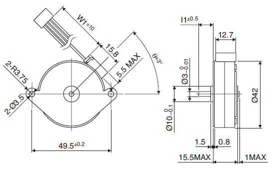 新入荷 PM42S-048 | motors stepping PM | type Standard ドットインパクトプリンタ