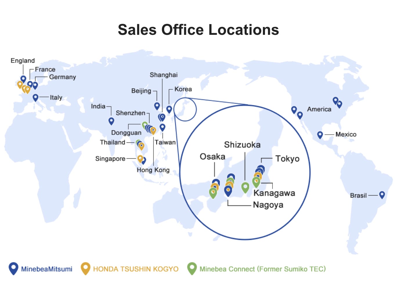 Sales Office Locations