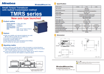 Low-capacity shaft type torque transducer TMRS