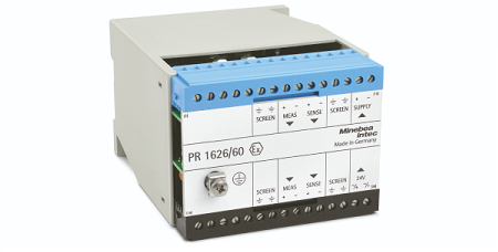 "PR1626" intrinsically
        safe explosion-proof interface developed especially for load cells