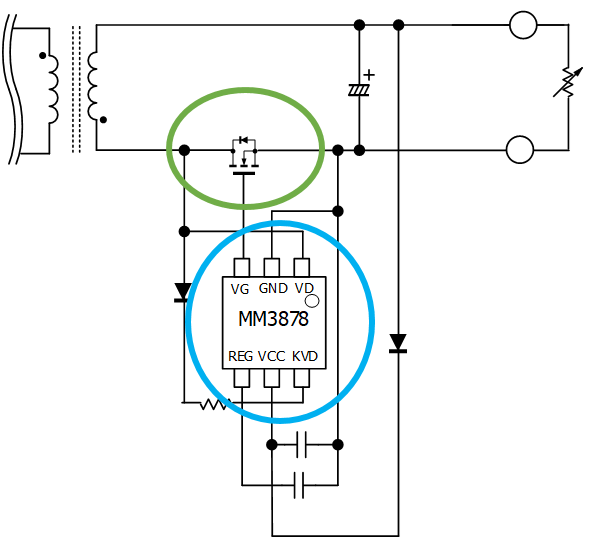 図2 MOSFET構成例