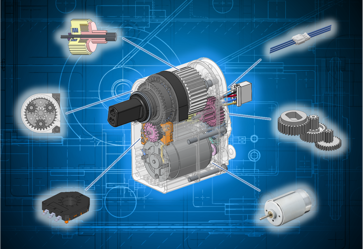 モーター単体での組み込みや、別途部品を手配するのは手間ではありませんか？